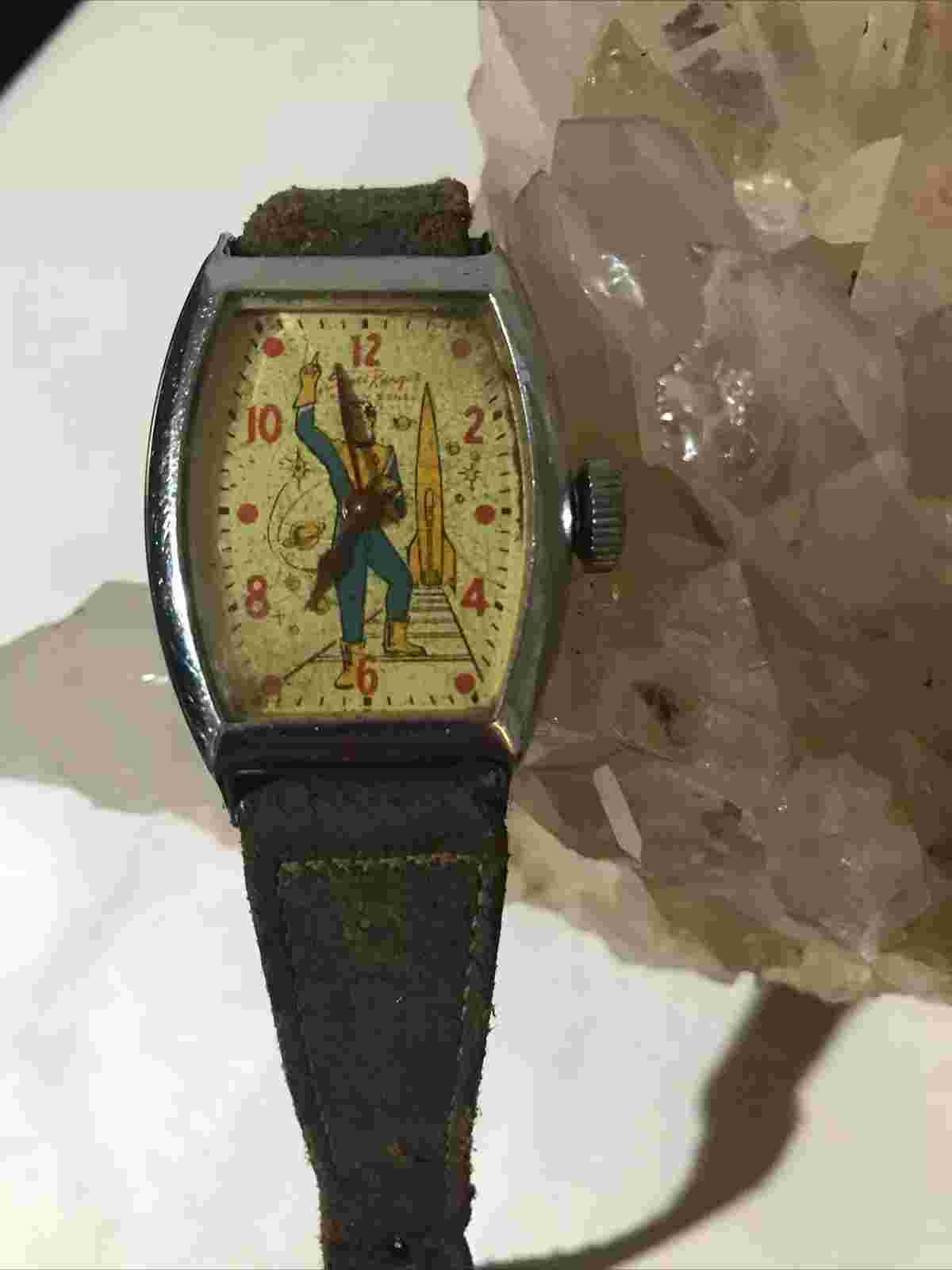 Original Space Ranger Ricky Jones Wind Up Watch For Parts/Repair