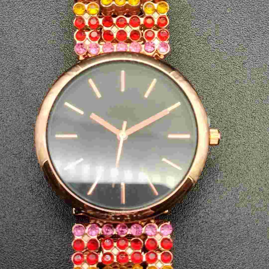 ASOS Ladies Designer Watch Jeweled Band Needs Batteries