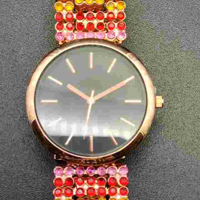 ASOS Ladies Designer Watch Jeweled Band Needs Batteries