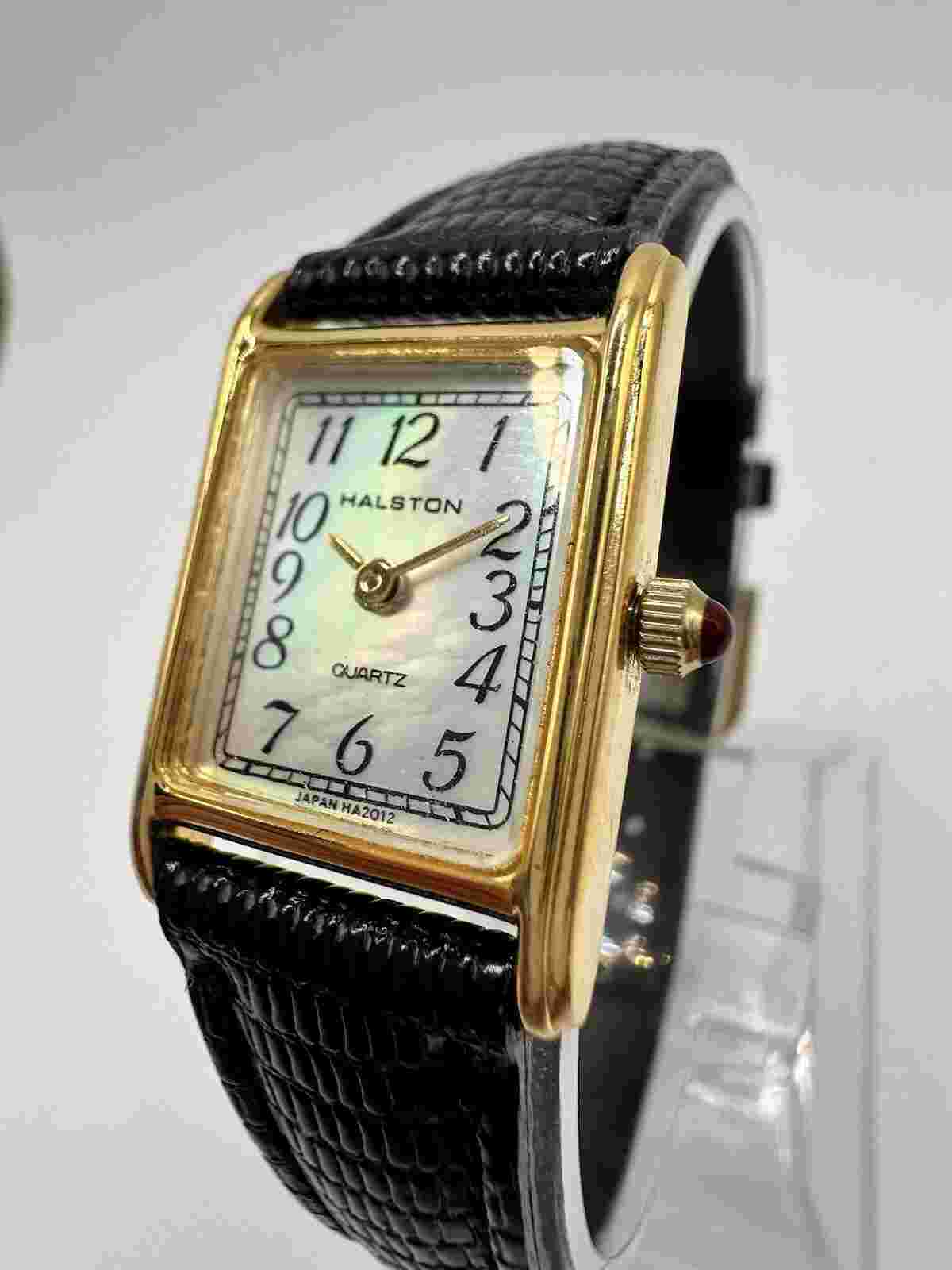 236vx10 Vintage Halston Watch