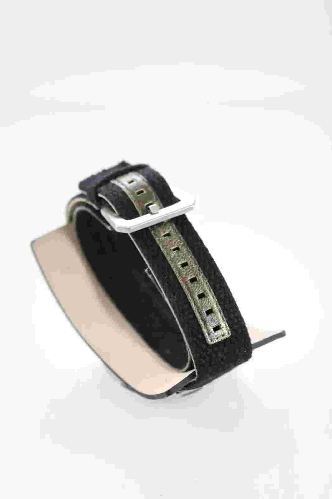 Converse Men Watch Stainless GNV-CC-VR006-P Black Leather 50m Batt Gray Quartz