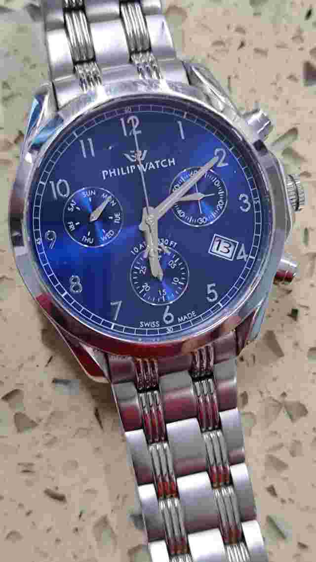 Philip Watch Sunray 8273665005 Men's Watch Work Used