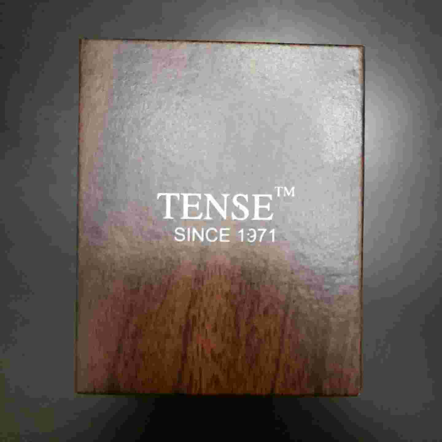 Tense Wood Watch Day Date Quartz Watch