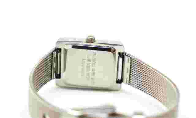 Premier Design Watch Women Silver Tone Rectangle Dial NEED Battery