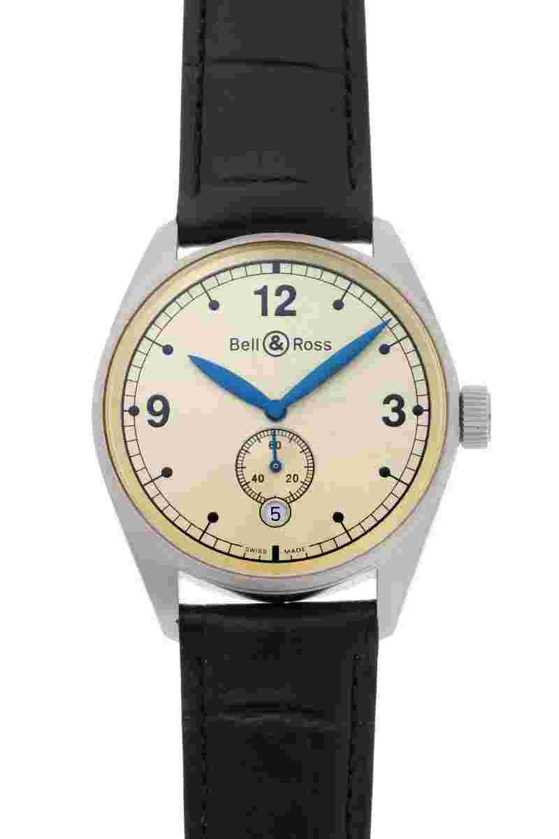 Bell & Ross Vintage 123 Automatic 123G Gray Gold Men's Watch 2210409