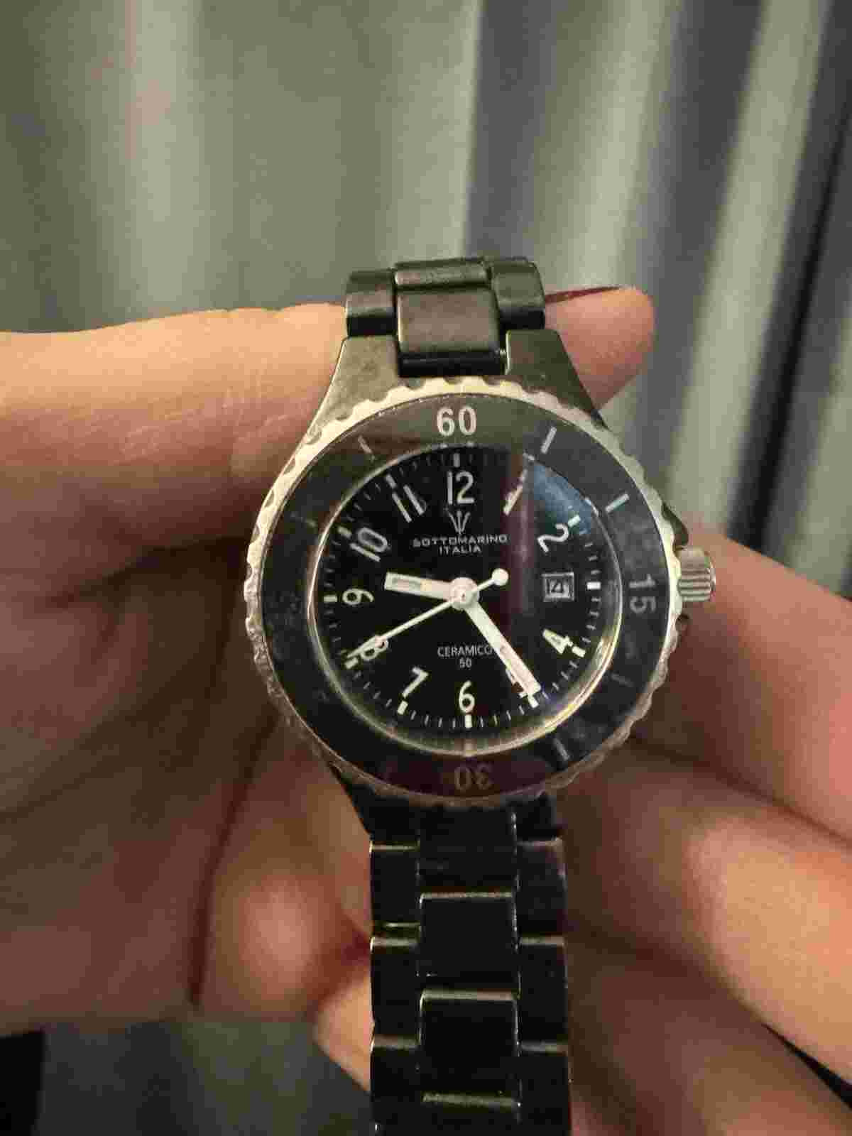 sottomarino italia ceramico watch