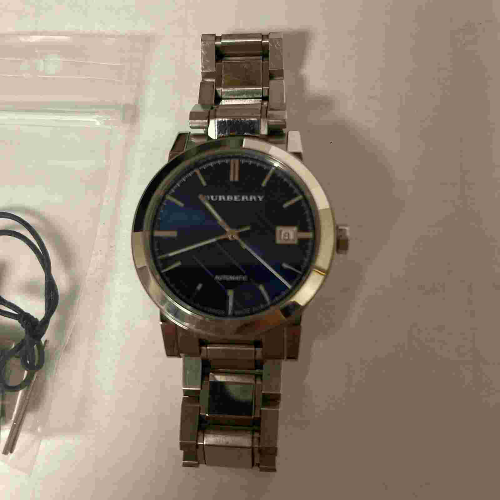 Automatic Burberry bu9321 Swiss Made 50m 165ft Sapphire Crystal Includes Extras