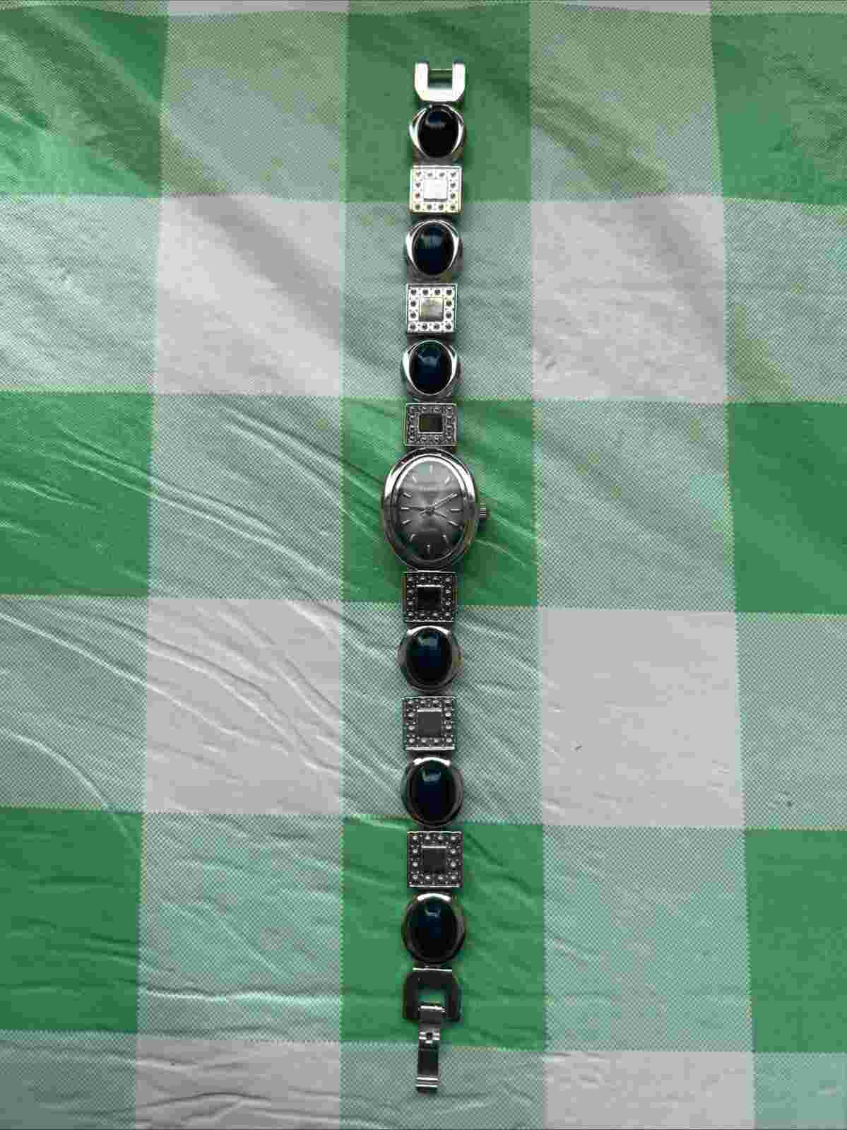 Anriya Milan Navy Blue Silver Tone Women’s Quartz Watch