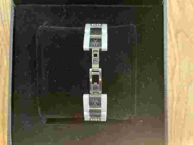 TOYWATCH WOMENS, 38MM, Ceramic/Plastic, Sub Dial, Date, Crystals on Dial, Bezel,
