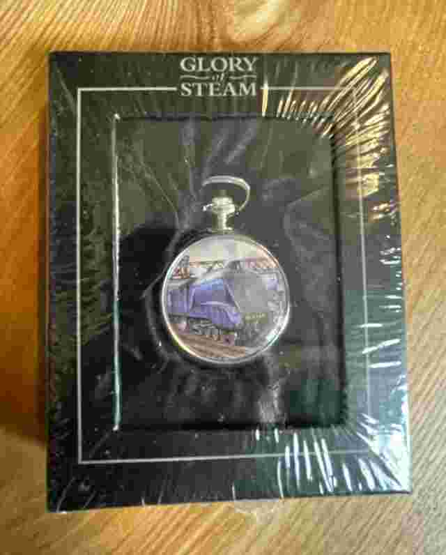 Atlas Editions Glory of Steam Pocket Watch, Mallard