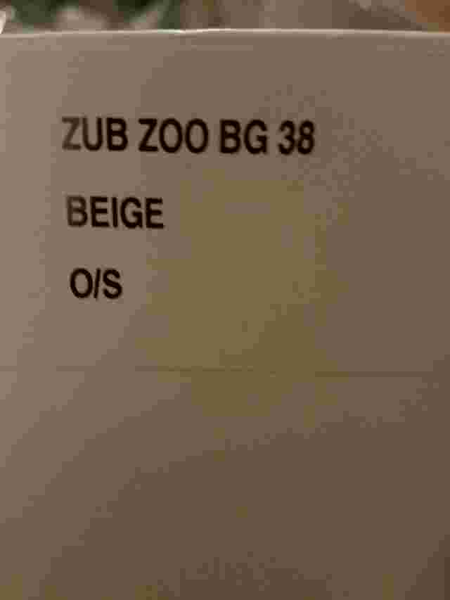 Nooka Unisex ZUB-ZOO-bg-38 Zub Zoo beige Polyurethane Watch