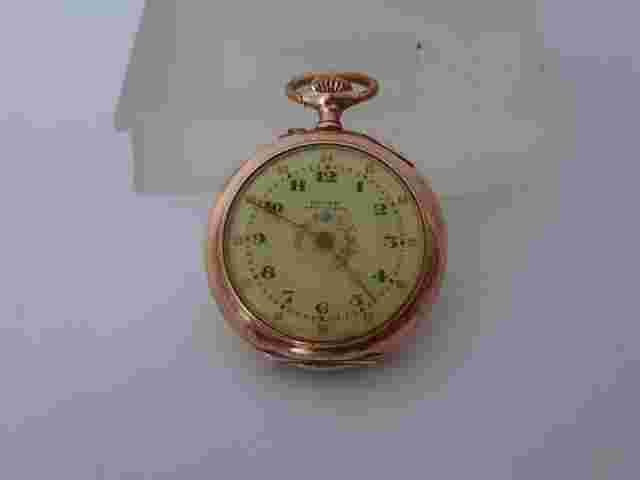 Union Horologere Pocket Women Watch Solid Silver Case