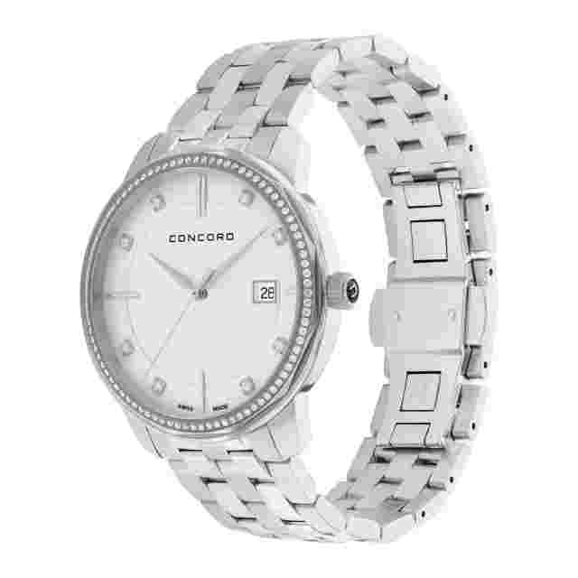 Concord  Bennington Diamonds  40mm Stainless Steel Man's Watch