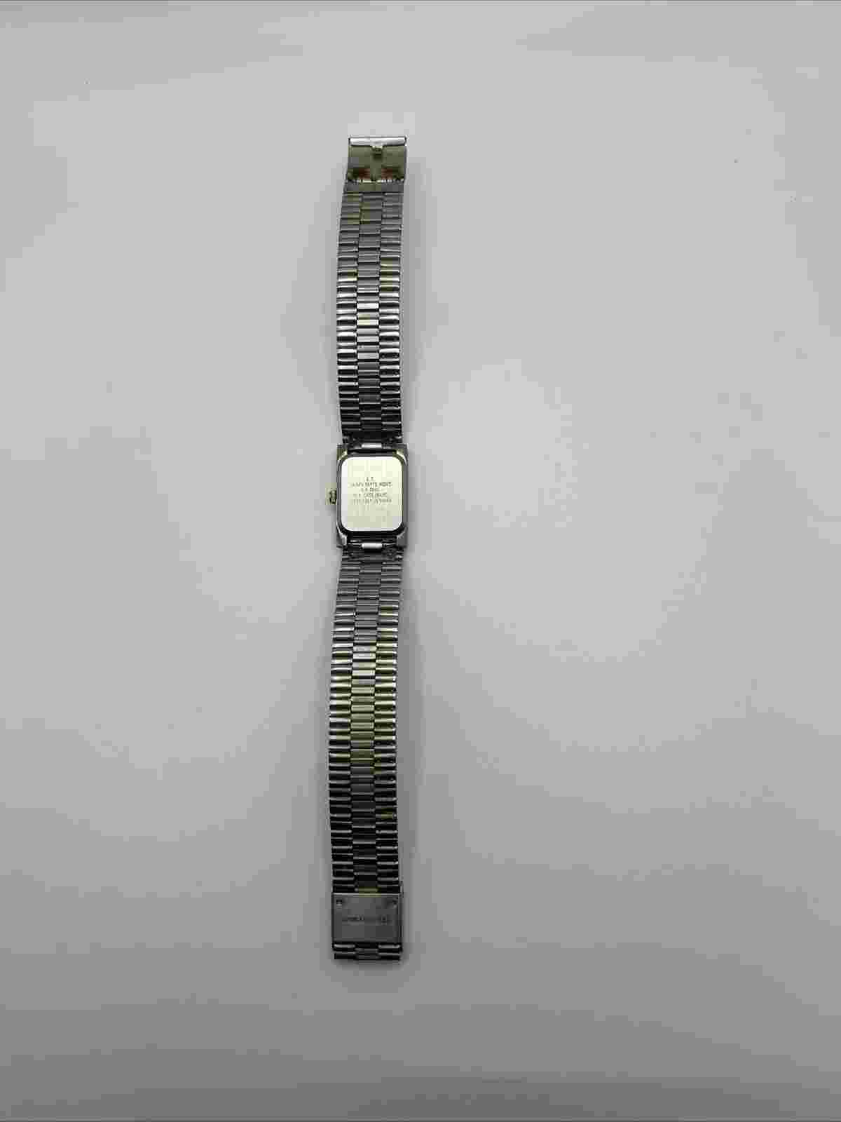 Vintage Le Baron Watch Women Gold and Silver Tone Needs Battery.
