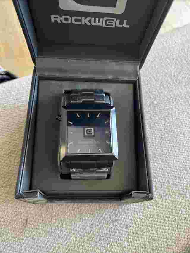 Rockwell 50mm Square All Black Watch