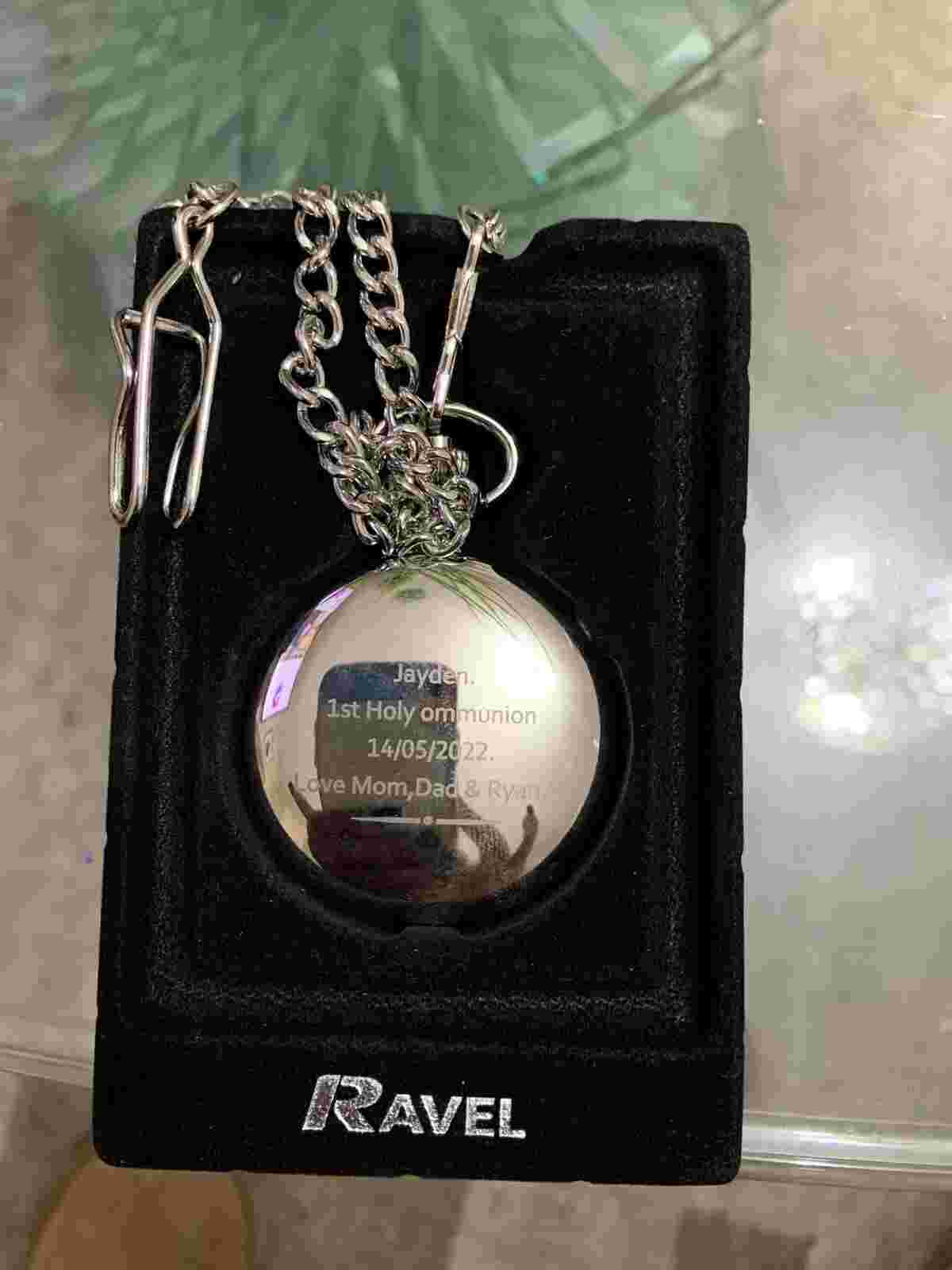 Personalised Memento Ravel Pocket Watch￼￼