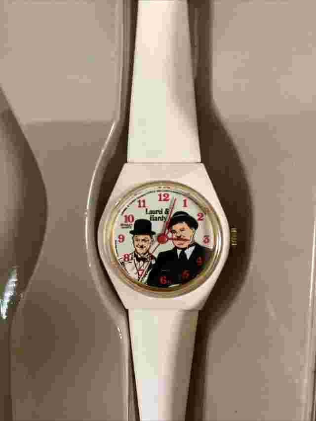 Laurel & Hardy The Oldies Quartz Watch Bradley Time In Packet 1986