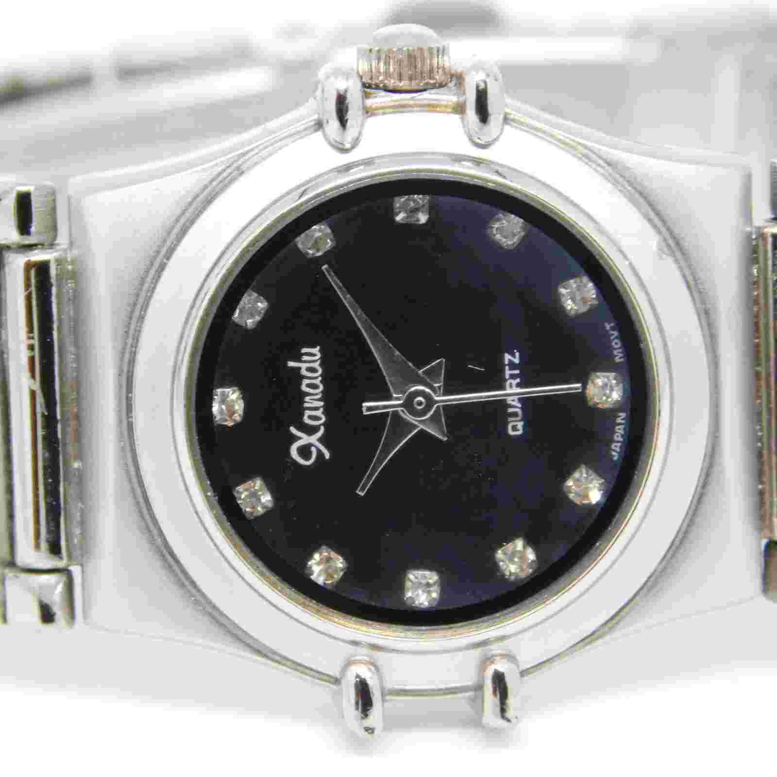 Xanadu Silver Tone Quartz Analog Women's Watch Sz. 7" New Battery