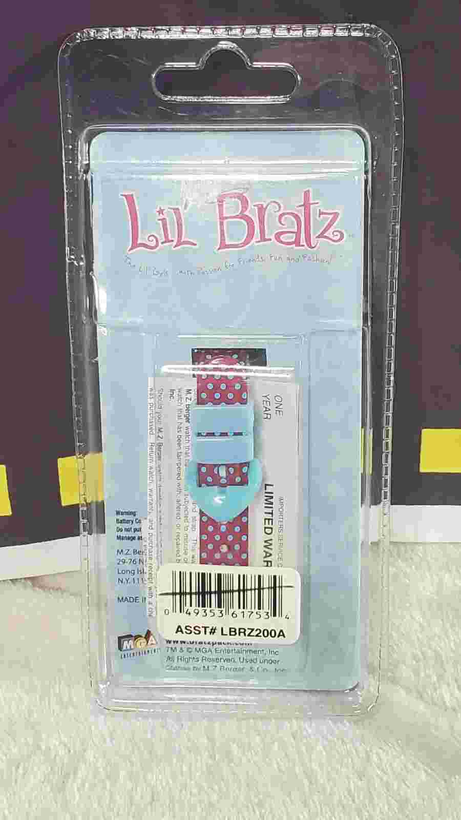 Collectible NOS New Old Stock MGA Bratz LCD Watch Sealed in Factory Blister Pack