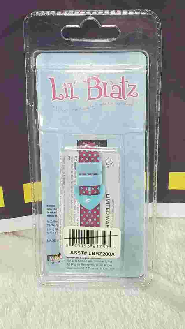 Collectible NOS New Old Stock MGA Bratz LCD Watch Sealed in Factory Blister Pack