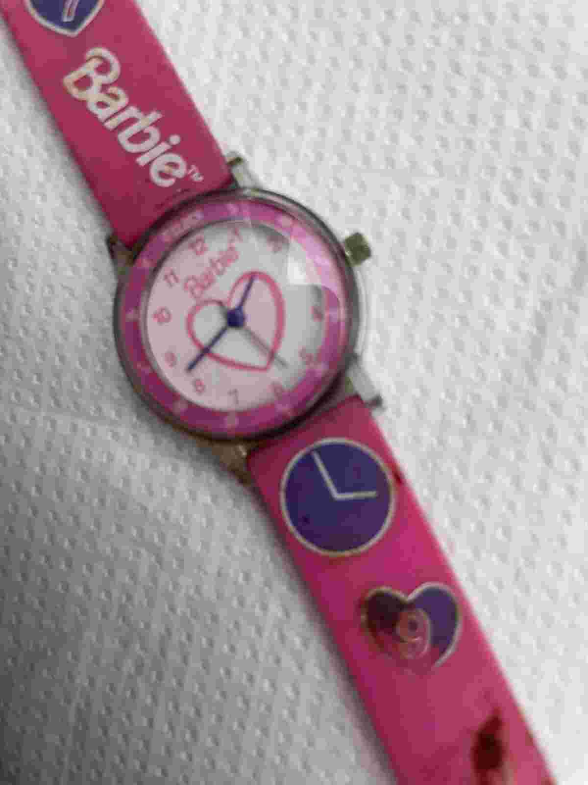 Vintage 1997 Barbie Watch orig strap not working