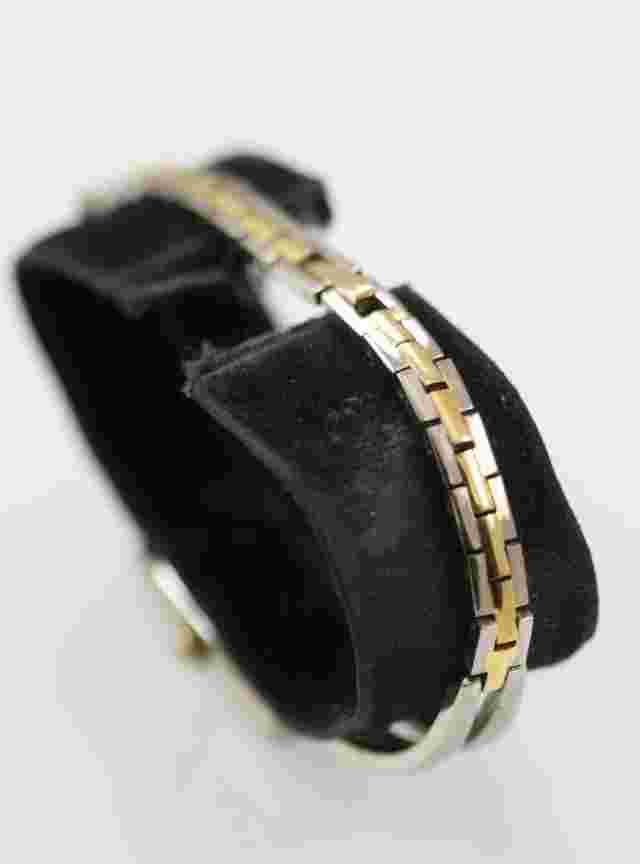 Cache Watch Women Stainless Silver Gold Steel Water Resist Battery White Quartz