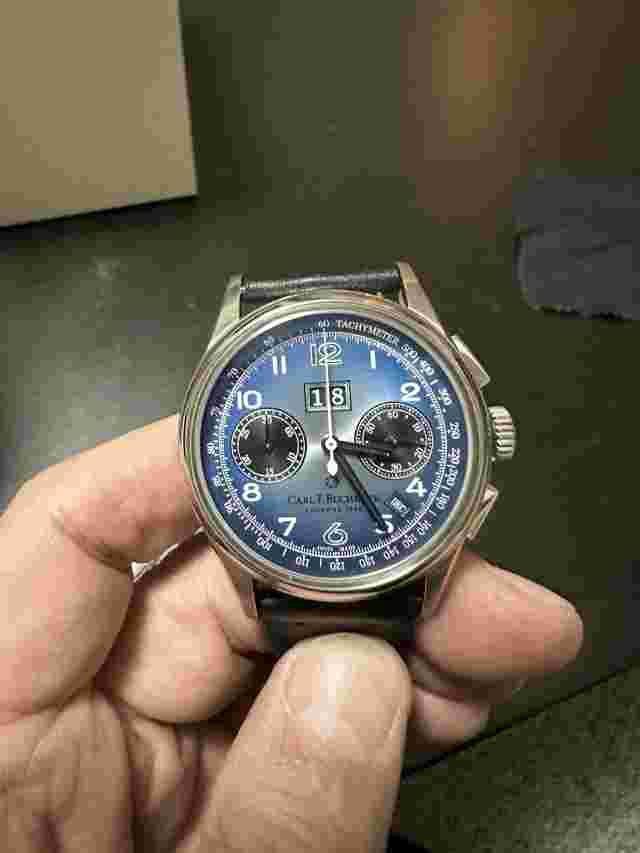 Bucherer Heritage Bicompax Annual BLUE