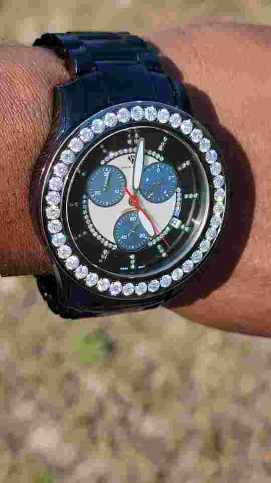 Aqua Master 8.00 CARATS Diamond watch Joe Rodeo Benny Co Don