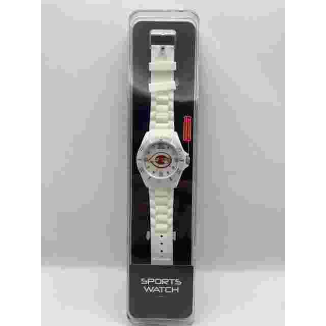 Cincinnati Reds Sparo Rico Brand White Sports Watch MLB Official Merch-NIOP