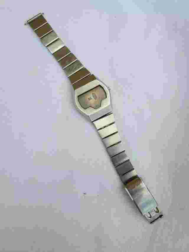 Camy Geneve 7130 Automatic 17 Jewels Jump Hour Digital Date Men's Watch Swiss