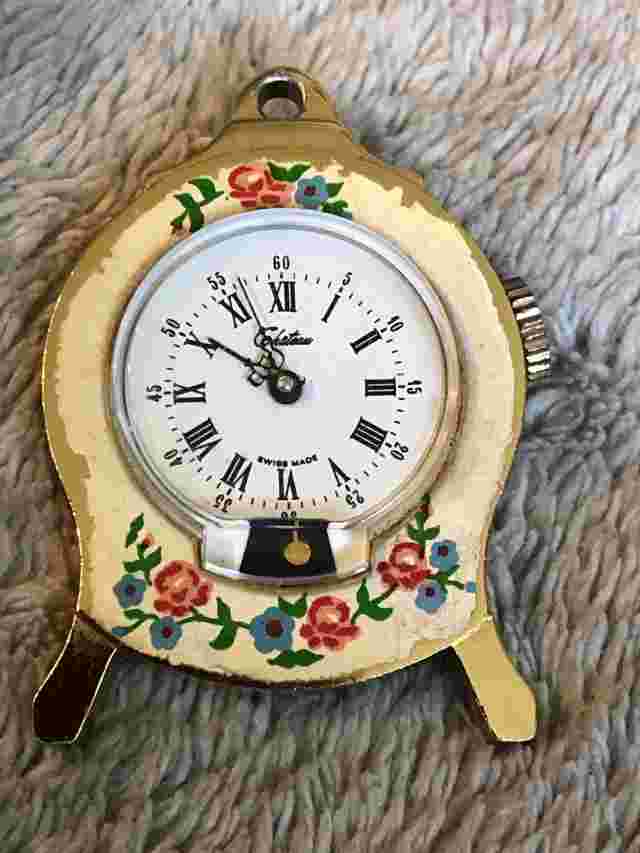 Vintage Château Watch Pendant Travel Watch