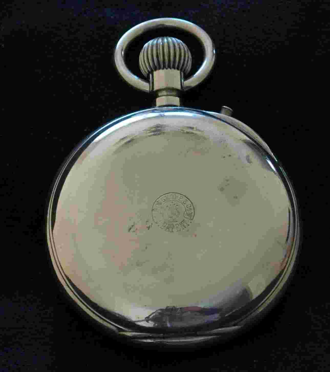 Rosskopf & Co Patent Antique Men’s Pocket Watch, Swiss Made circa 1910s.