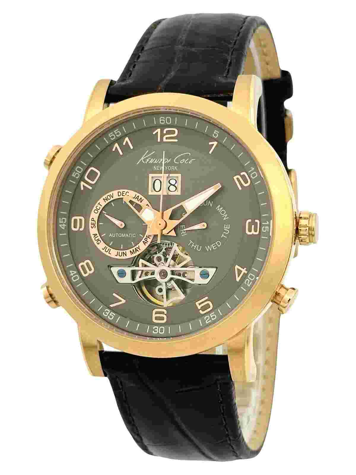 Kenneth Cole NY Men's KC1957 Automatic Dress Sport Multifunction Rose Gold Watch