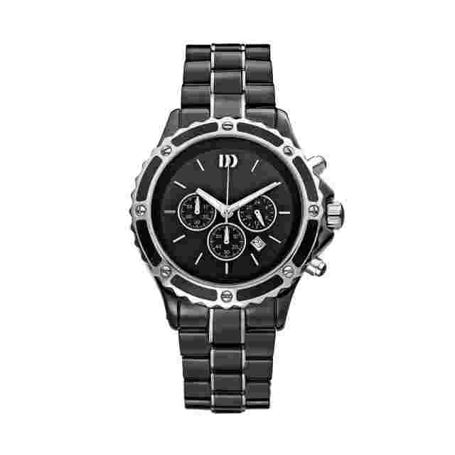 Danish Design IQ63Q961 Ceramic/Stainless Steel Chronograph Quartz Men's Watch