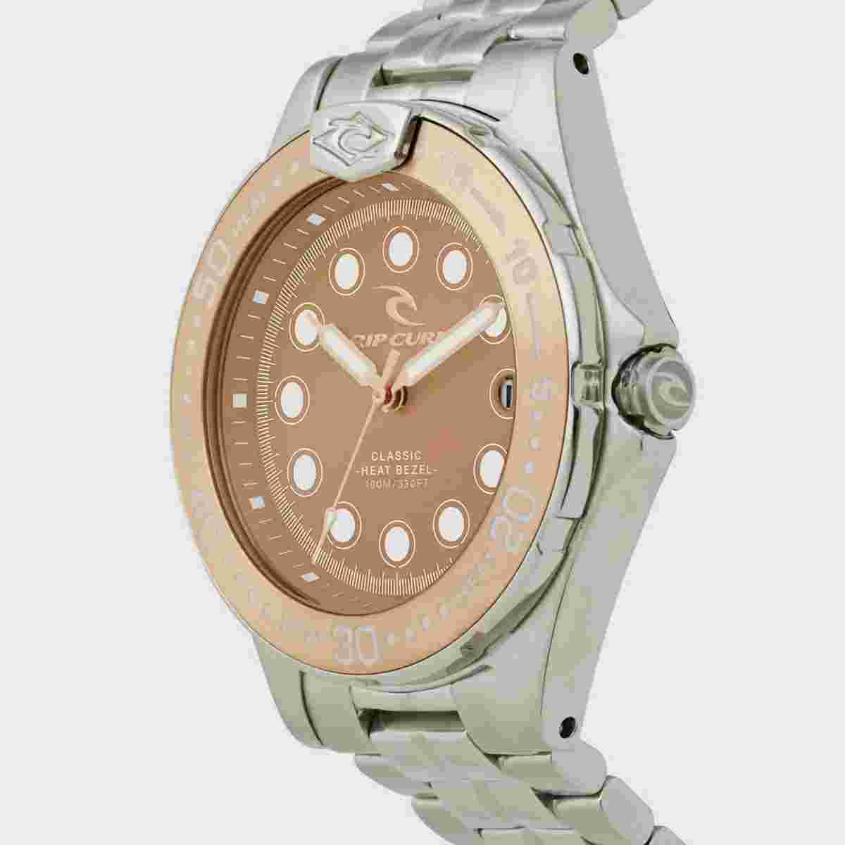 Rip Curl Small Classic Heat Bezel SSS Surf Watch - A3279g Rose Gold