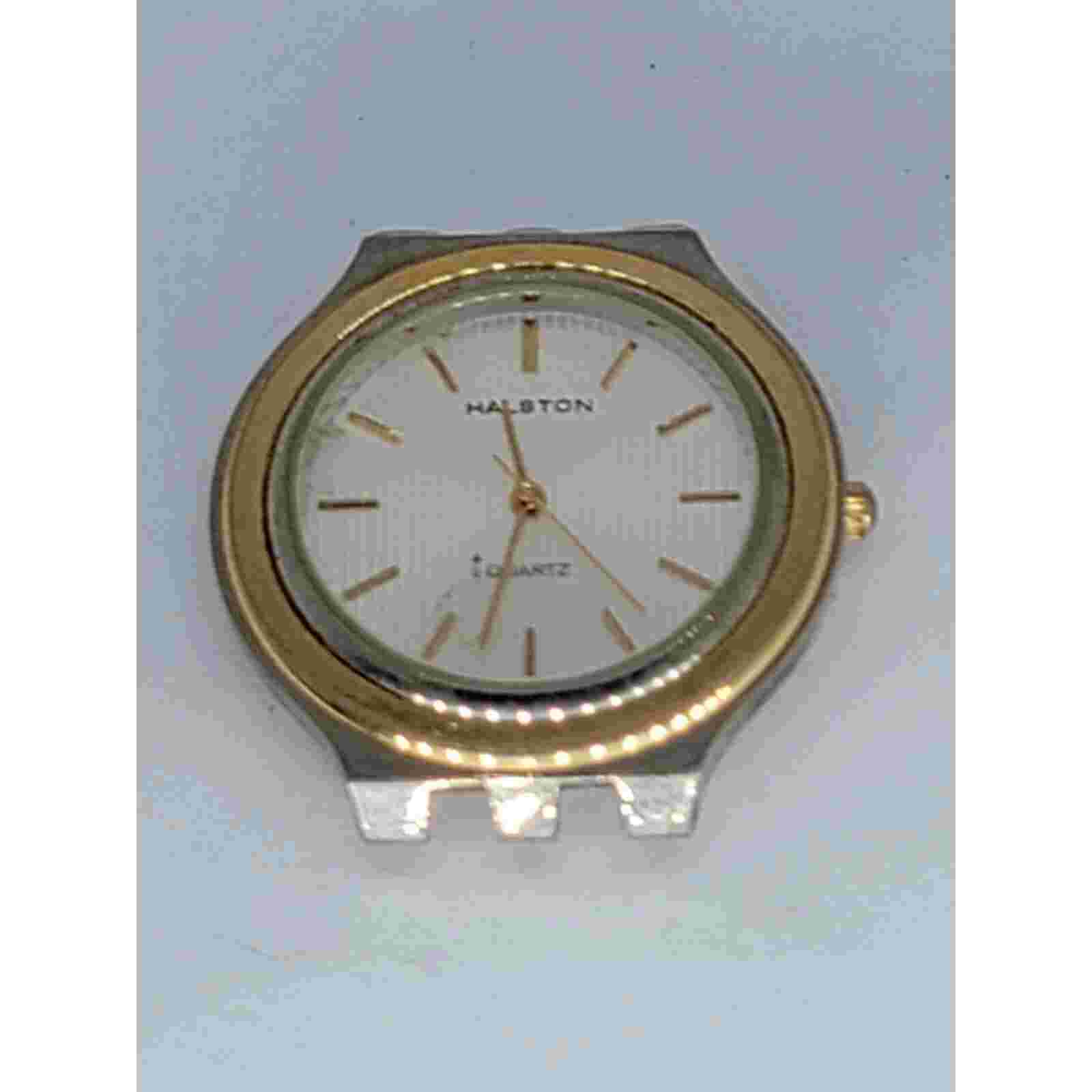 Vintage Halston Men’s Gold Tone Quartz Watch Japan Movement 241-y21