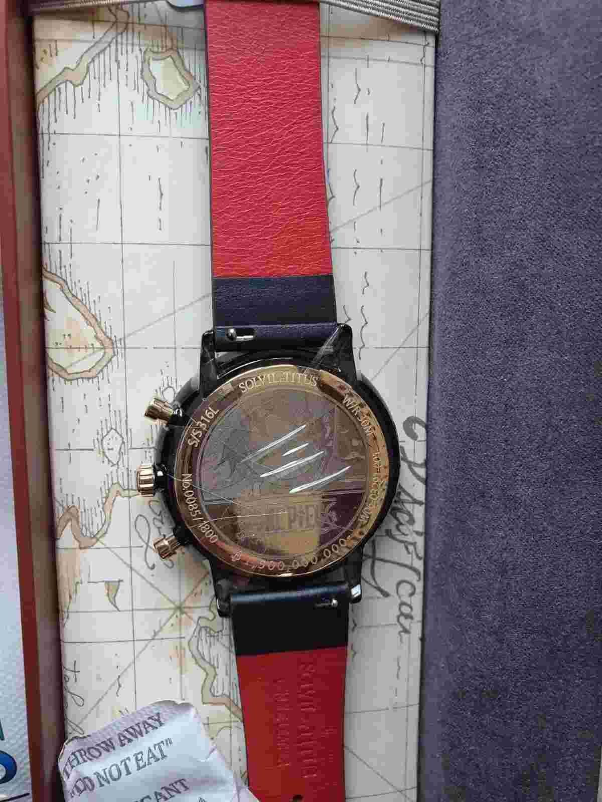Solvil et Titus x One Piece MONKEY D LUFFY  Watch  Chronograph Only 1000 Pieces