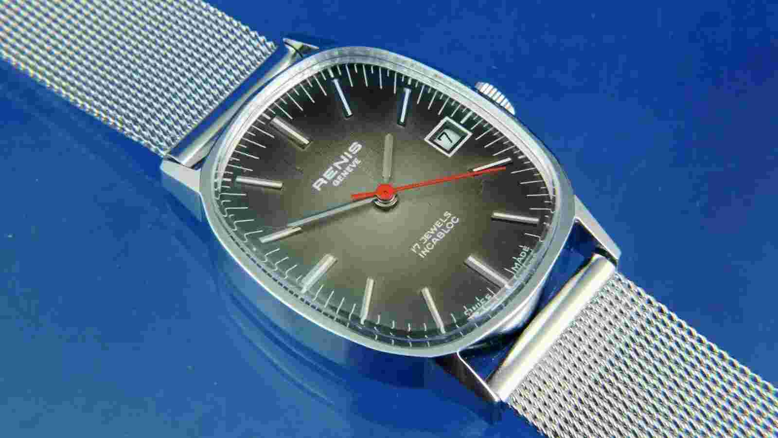 Renis Gents Ladies Mechanical Watch 1960S NOS Brand New Old Stock Vintage Retro