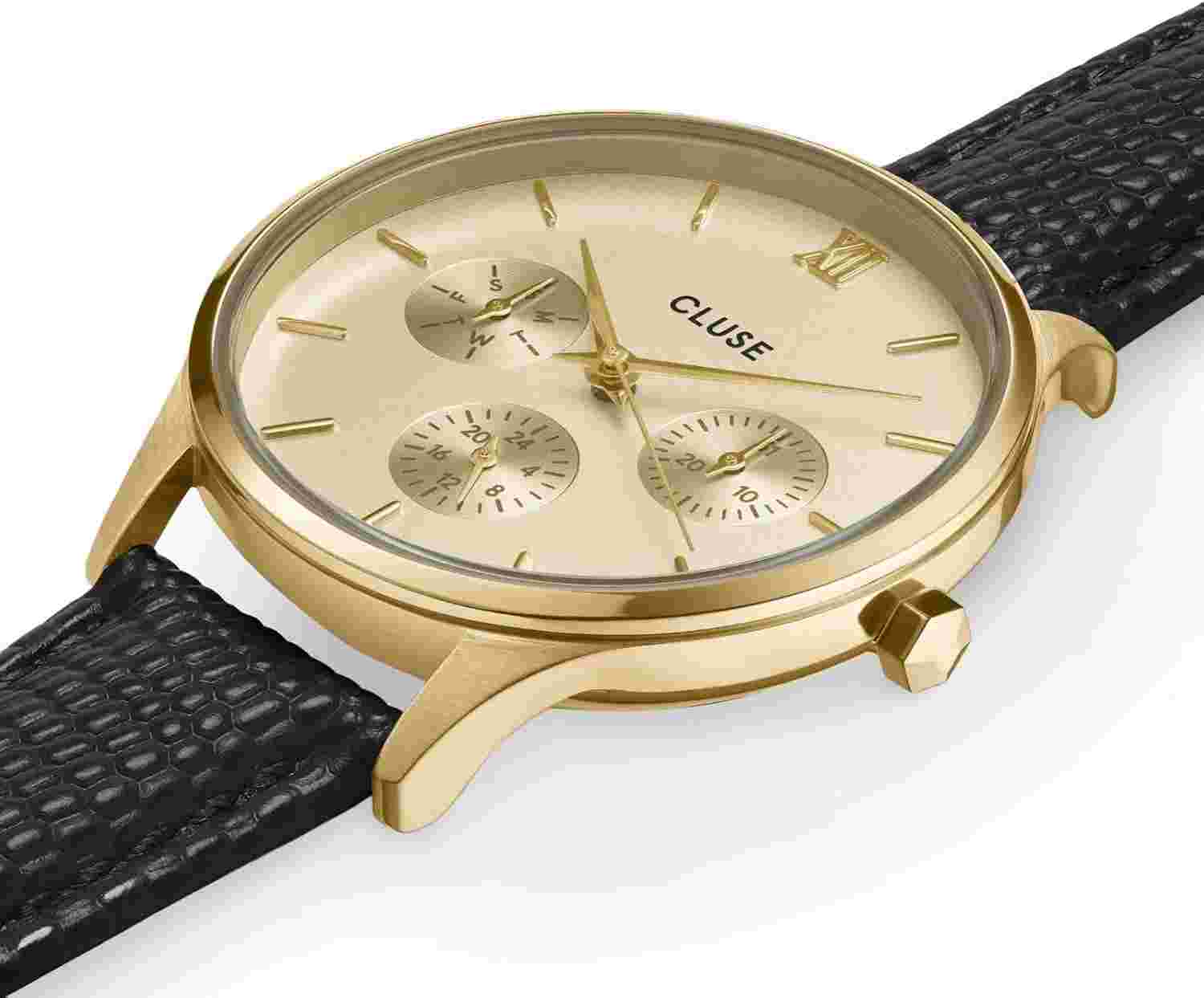 CLUSE Watch Minuit Multifunction CW10705 Women's Gold/Black
