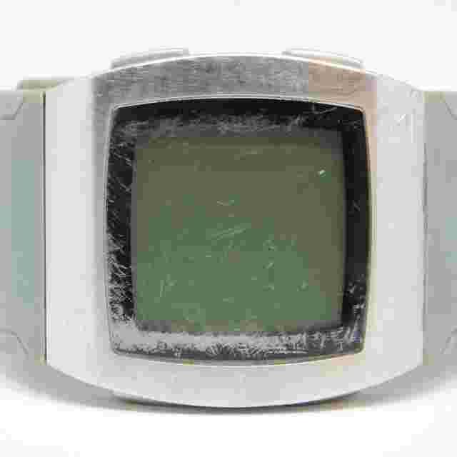 Quiksilver MOVER M028DR Silver Tone Case Quartz Digital Men's Watch New Battery