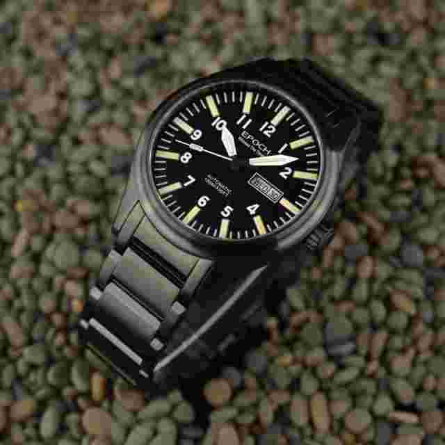 EPOCH Men Automatic Watch Luminous Mechanical Wristwatch 10ATM Waterproof NH36