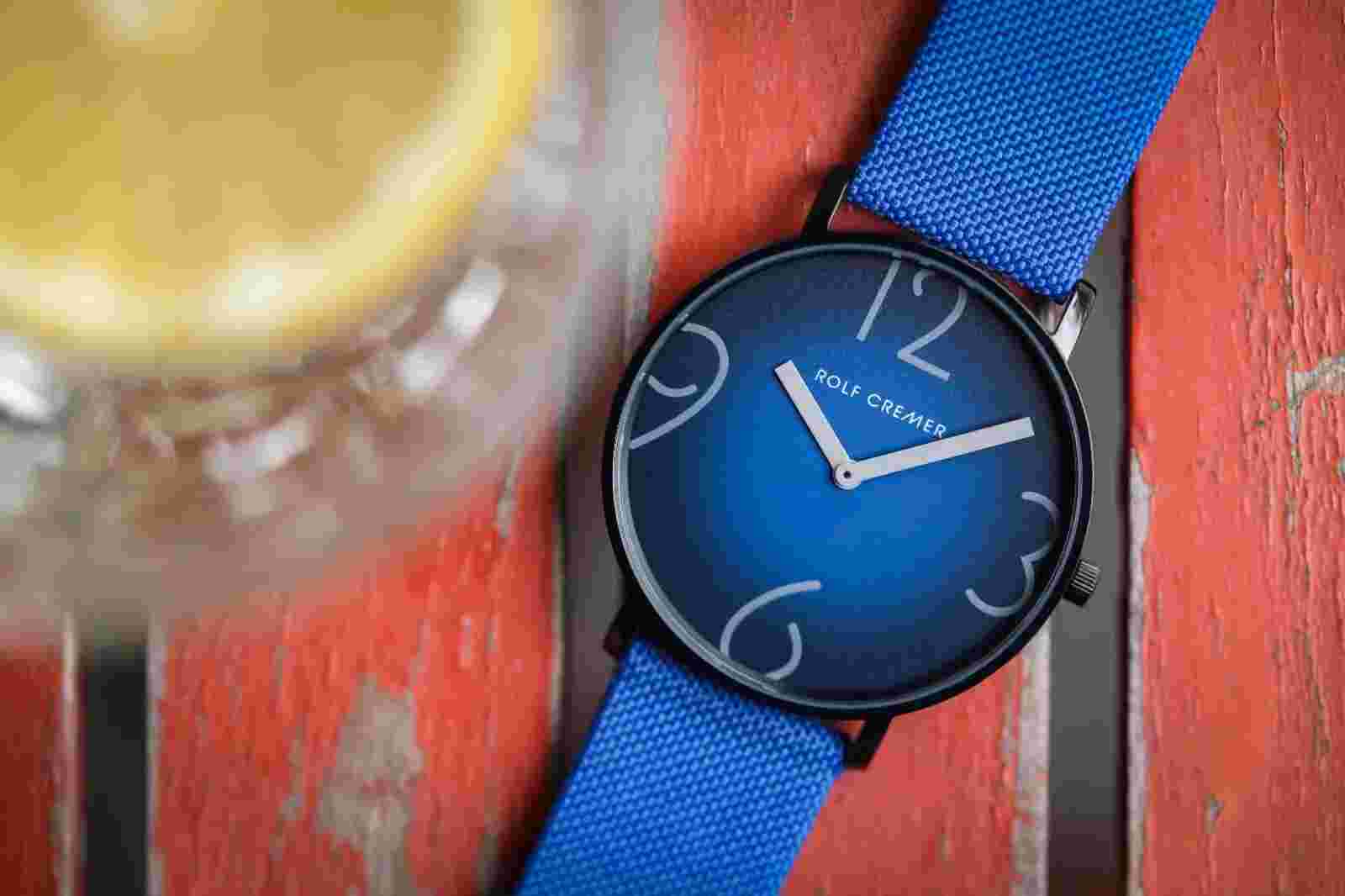 German designer Rolf Cremer model FLAT 44 V wristwatch