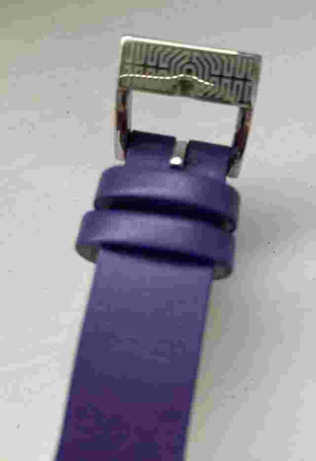 Versus by Versace Women's 3C72100000 Sertie Purple Dial Genuine Leather Watch