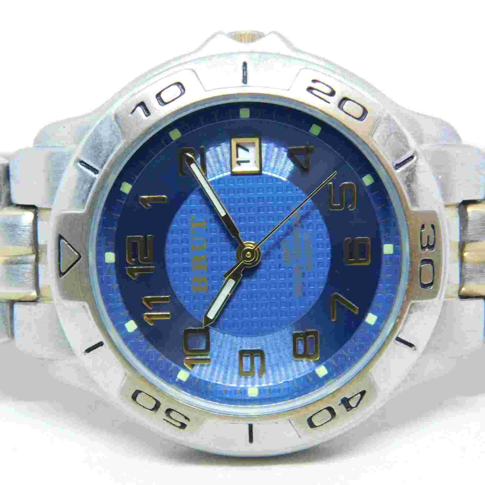 Brut LBX170 Quartz Analog Men's Watch Sz. 7"