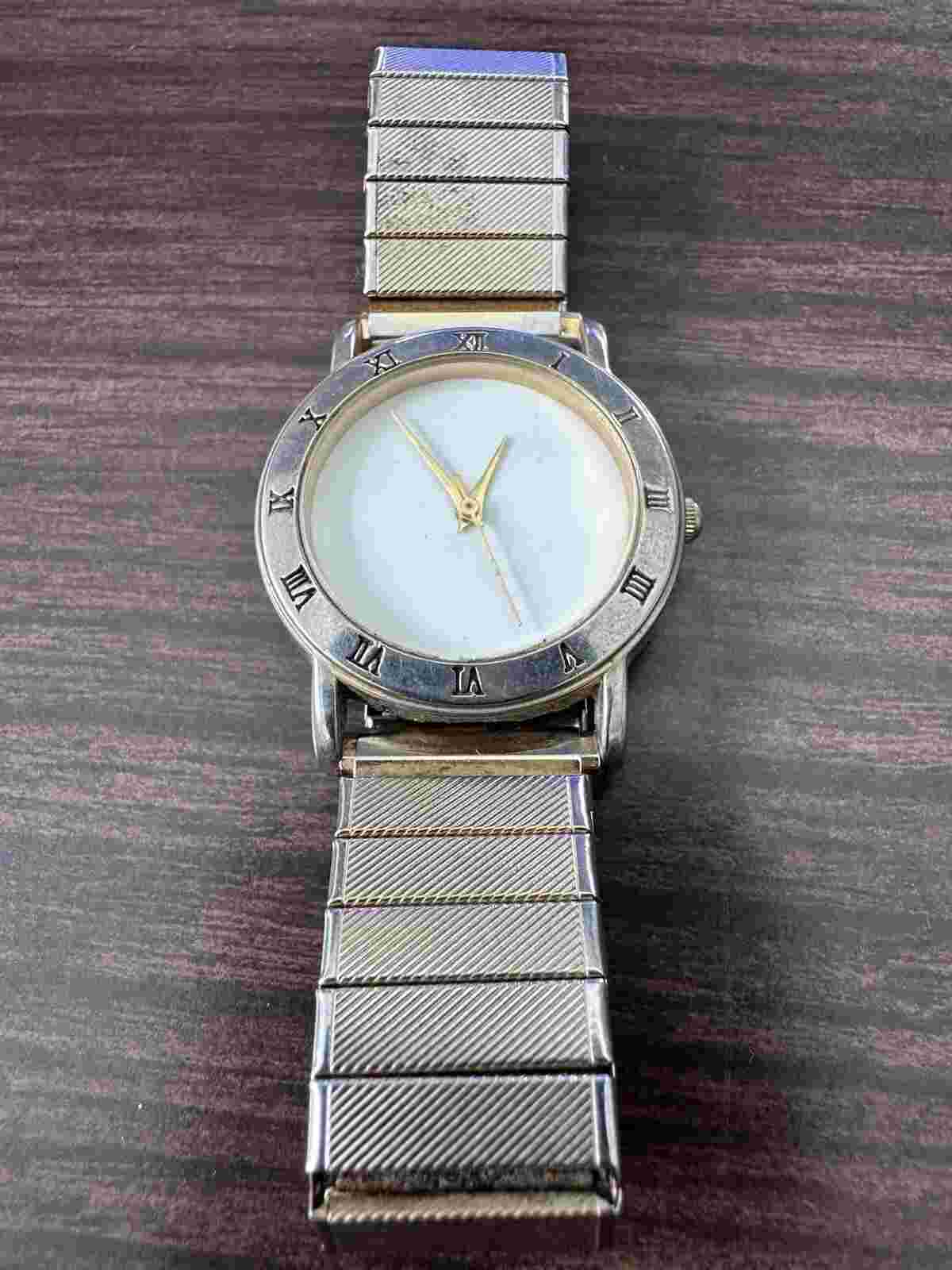 Generation Blank White Face Wristwatch