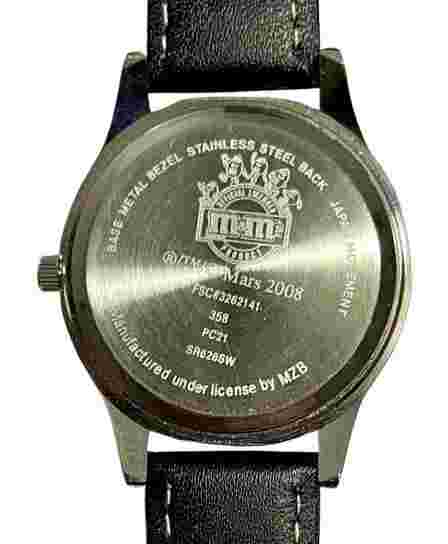 2008 Promotional Mars Candy M&M's RED WATCH Works New Leather Band & Battery