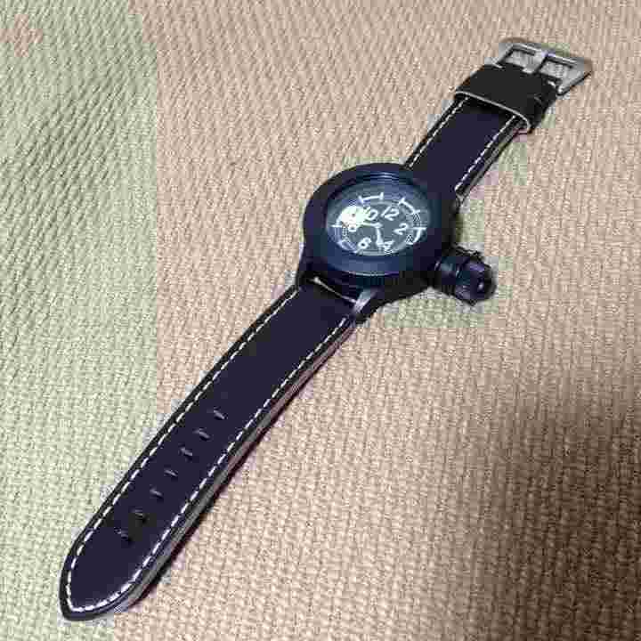 ZENO Army manual winding black dial rare watch