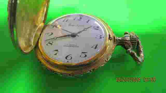 EverSwiss Pocketwatch, 17 Jewels, shock resistant, NOT WORKING!