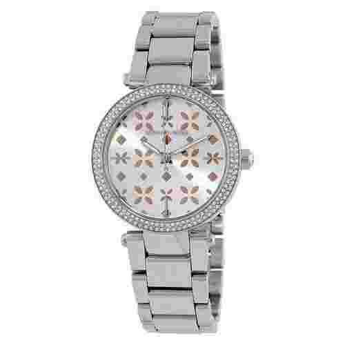 Michael Kors Women's MK6483 Mini Parker 33 mm Floral Cutout Dial Watch BRAND NEW