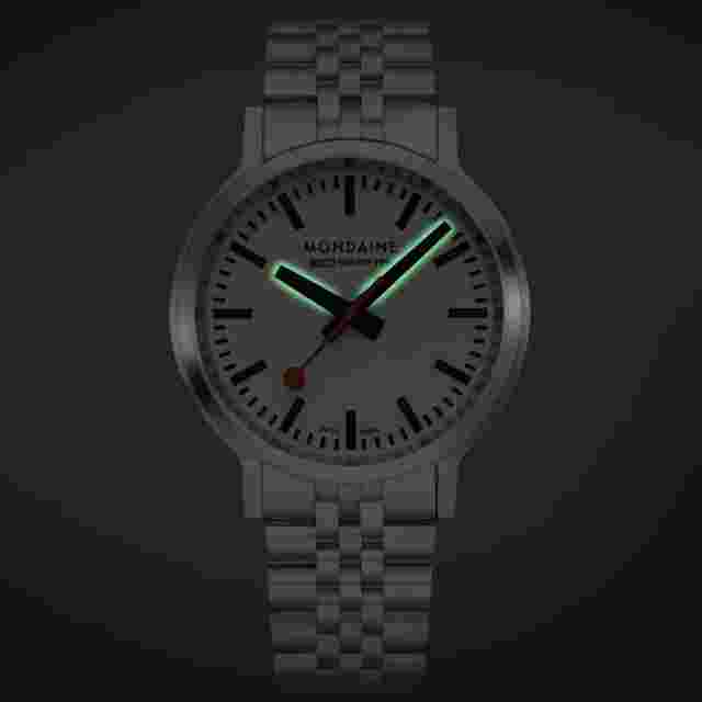 Mondaine MST.4101B.SJ Men's Watch Stop2Go BackLight Sapphire Crystal, 41mm